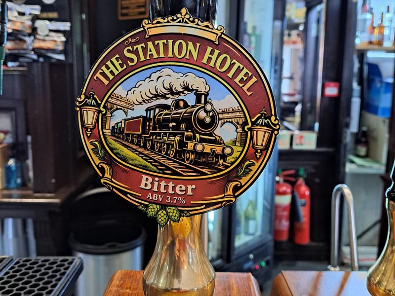 Station Hotel Penrith own ale handpull. (Pub, Bar). Published on 15-06-2026 