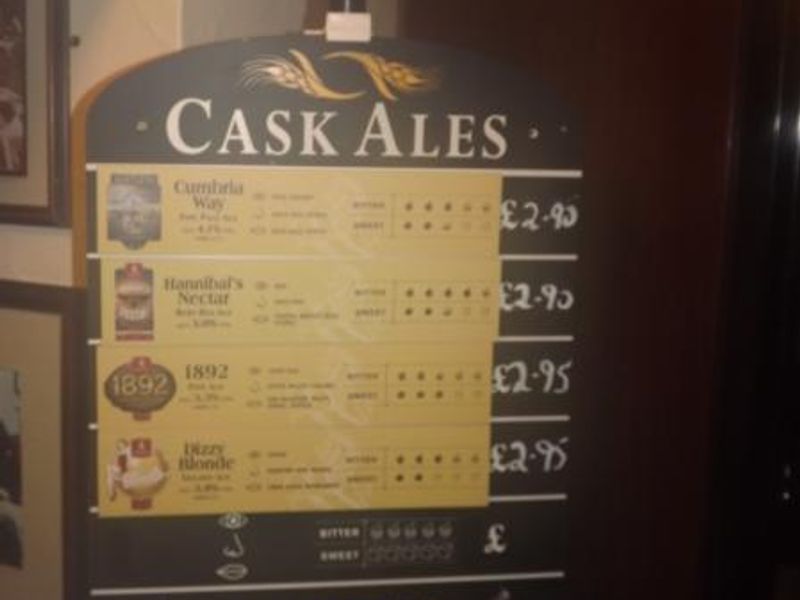 Mill Inn tasting notes board. (Pub, Bar). Published on 03-04-2014