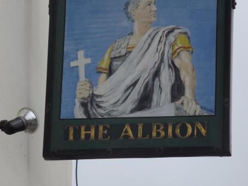 Albion Silloth sign. (Pub, Sign). Published on 28-03-2014