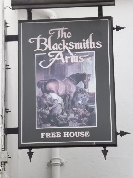 Blacksmiths Arms Talkin sign. (Pub, Sign). Published on 10-04-2014