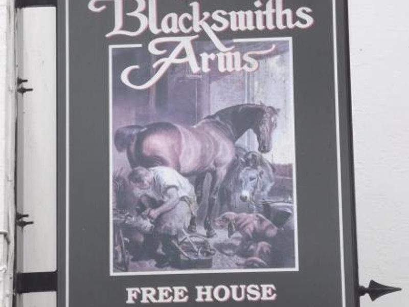 Blacksmiths Arms Talkin sign. (Pub, Sign). Published on 10-04-2014