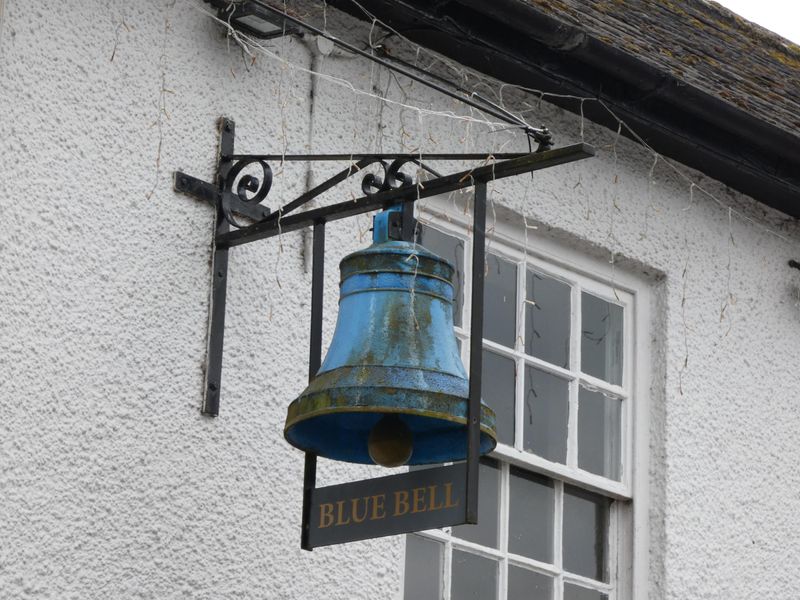 Blue Bell Dalston sign (Mike Tuer May 2024). (Pub, Sign). Published on 09-07-2024