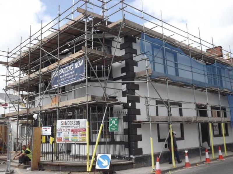 Dog Beck under construction. (Pub, External). Published on 01-06-2014