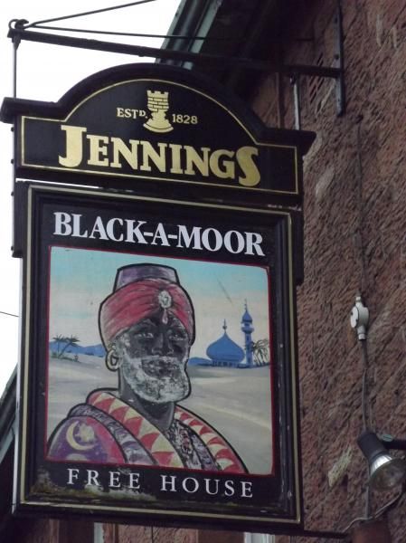 Black-a-Moor Wigton sign. (Pub, Sign). Published on 28-03-2014