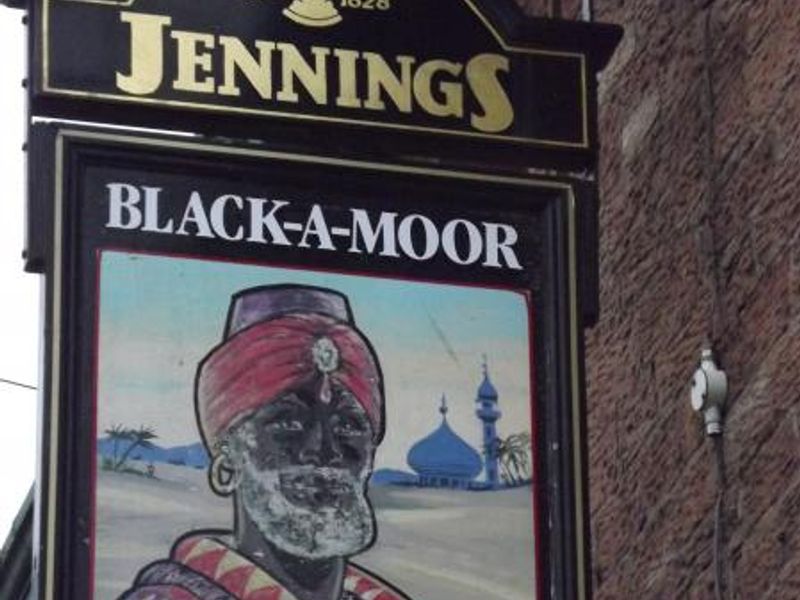 Black-a-Moor Wigton sign. (Pub, Sign). Published on 28-03-2014