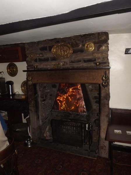 Turks Head Alston fireplace. (Pub, Bar). Published on 23-05-2014