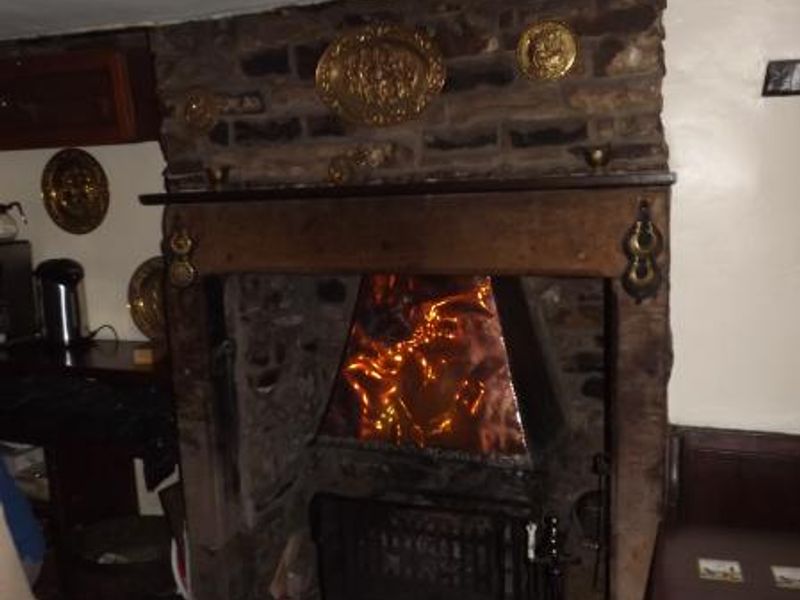 Turks Head Alston fireplace. (Pub, Bar). Published on 23-05-2014