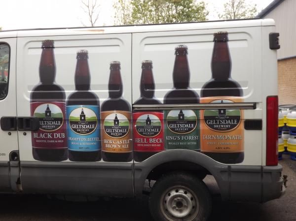 Geltsdale Brewery Brampton van. (Brewery, External). Published on 15-04-2014