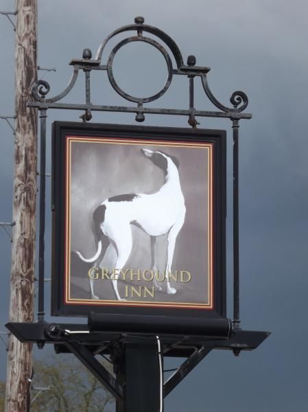 Greyhound Burgh-by-Sands sign. (Pub, Sign). Published on 15-04-2014