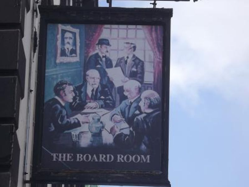 Boardroom Carlisle sign . (Pub, Sign). Published on 28-03-2014