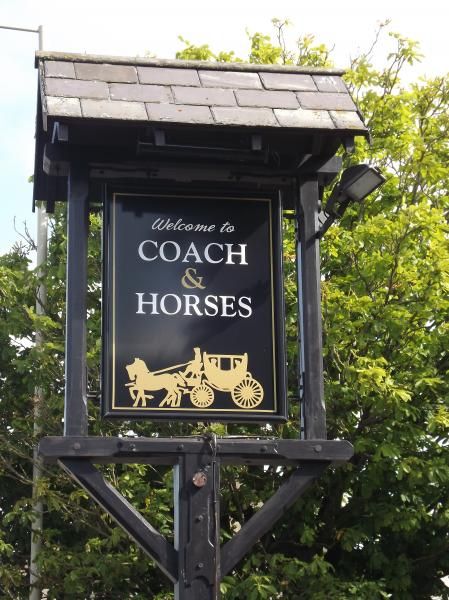 Coach & Horses sign. (Sign). Published on 14-04-2014