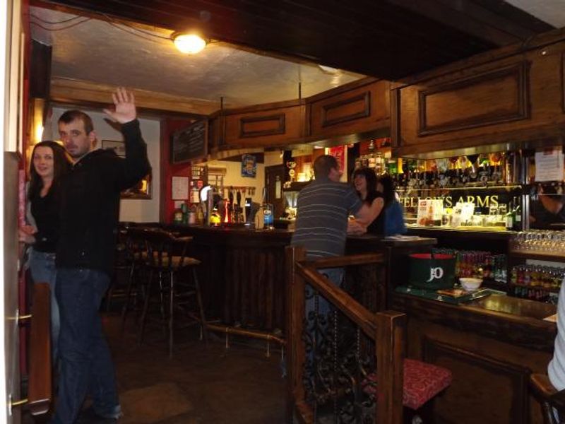 Oddfellows Caldbeck bar. (Pub, Bar). Published on 11-05-2014