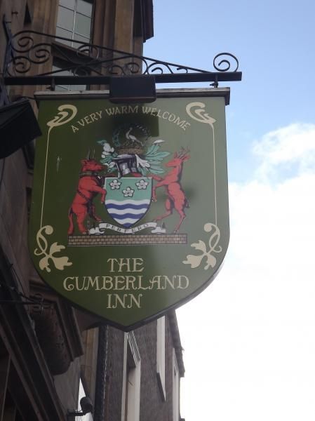 Cumberland Carlisle sign. (Pub, Sign). Published on 14-04-2014