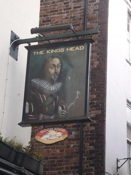 Kings Head Carlisle sign. (Pub, Sign). Published on 17-04-2014