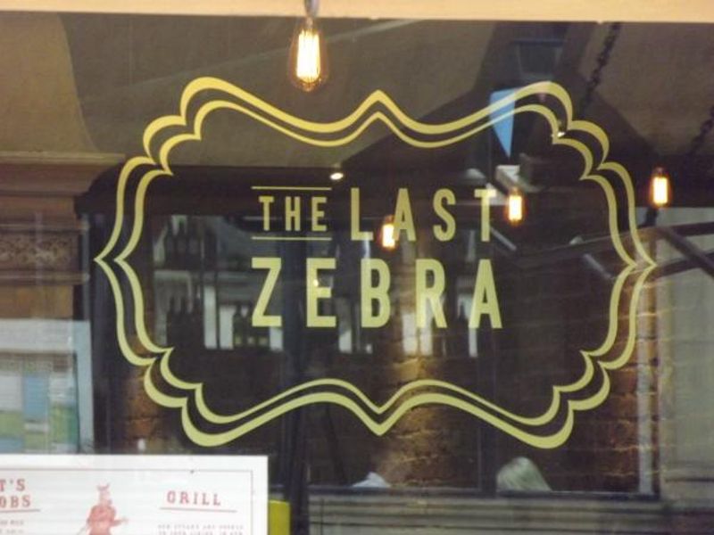 Last Zebra sign. (Pub). Published on 08-08-2014
