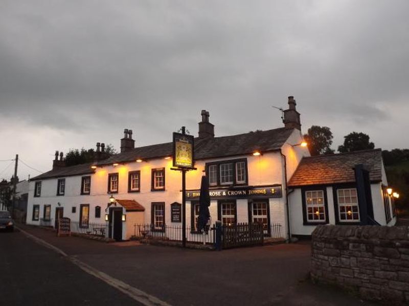 Rose & Crown Low Hesket at night. (Pub, External). Published on 11-05-2014