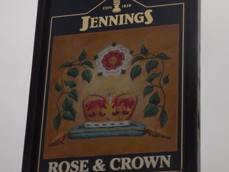 Rose & Crown Low Hesket sign. (Pub, Sign). Published on 11-05-2014