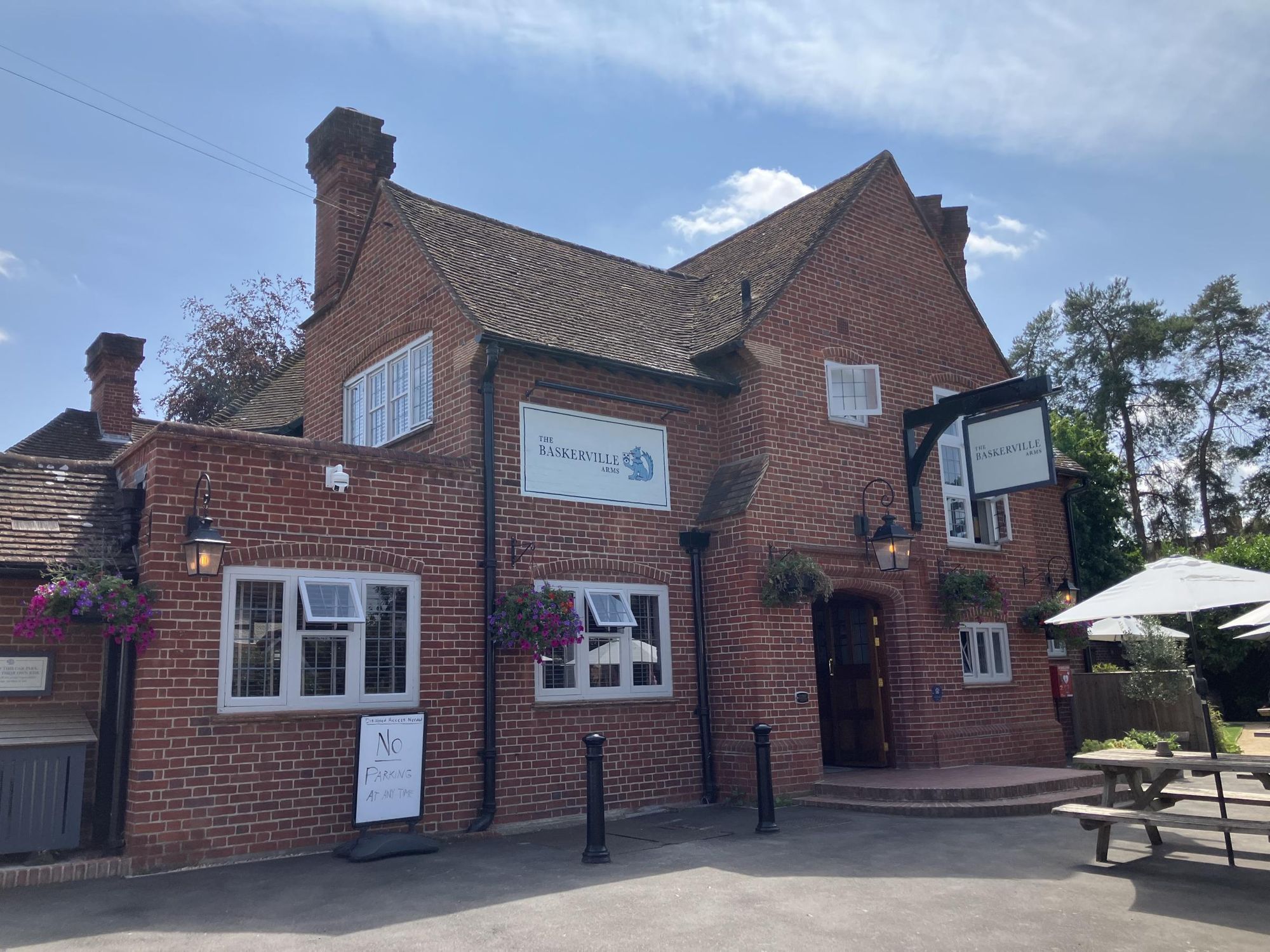 Baskerville, Lower Shiplake - July 2026. (Pub, External, Key). Published on 18-07-2026
