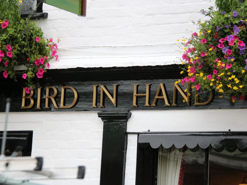 Bird in Hand, HoT - name Aug 2020. (Pub, Sign). Published on 18-11-2020