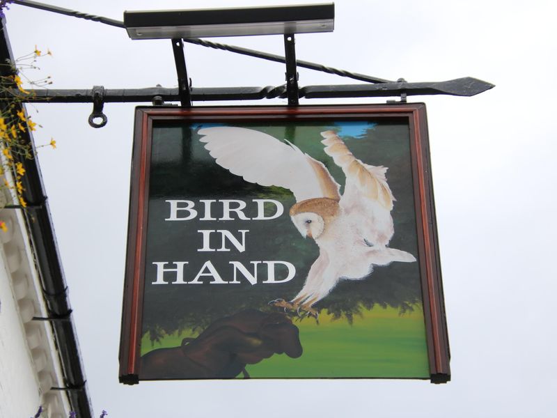 Bird in Hand, HoT - sign Aug 2020. (Pub, Sign). Published on 18-11-2020