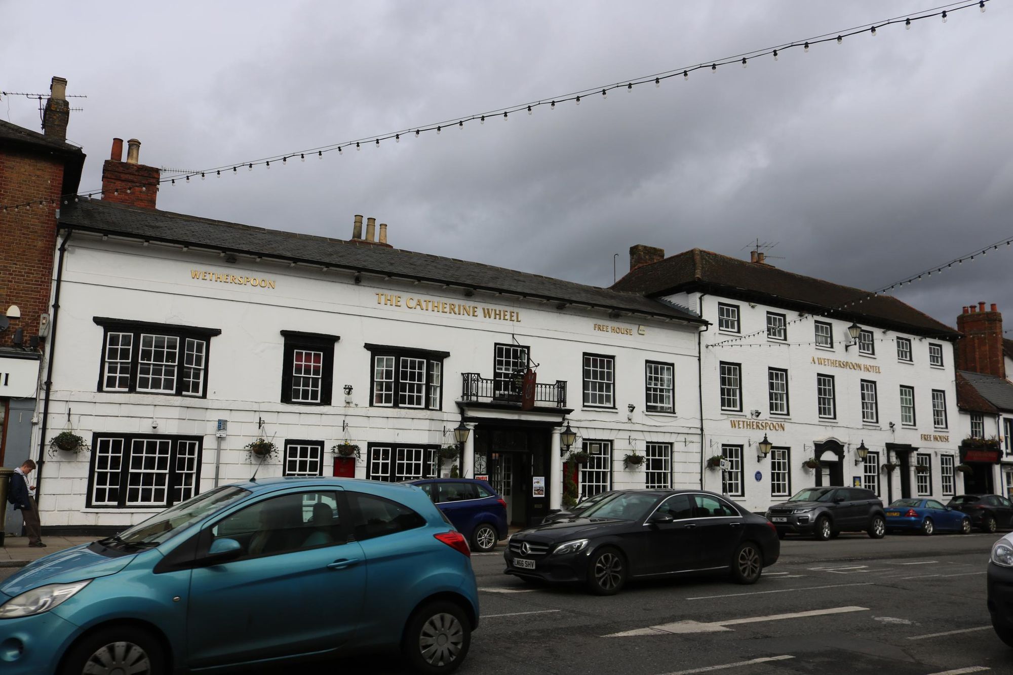 Henley-on-Thames - Catherine Wheel - looking north-east Feb 2026. (Pub, External, Key). Published on 08-04-2026