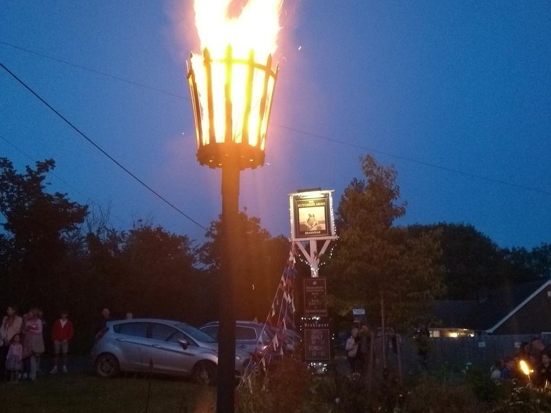 Butcher's Arms SC - old pub sign and beacon - Jun 2022. (Sign). Published on 15-05-2026 