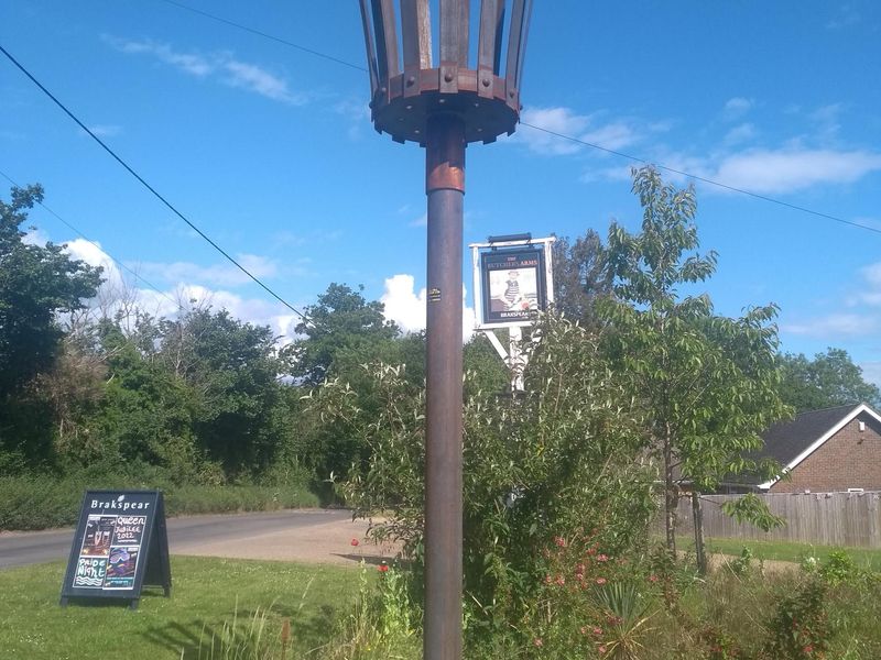 Butcher's Arms SC - old pub sign and beacon - May 2022. (Sign). Published on 15-05-2026 