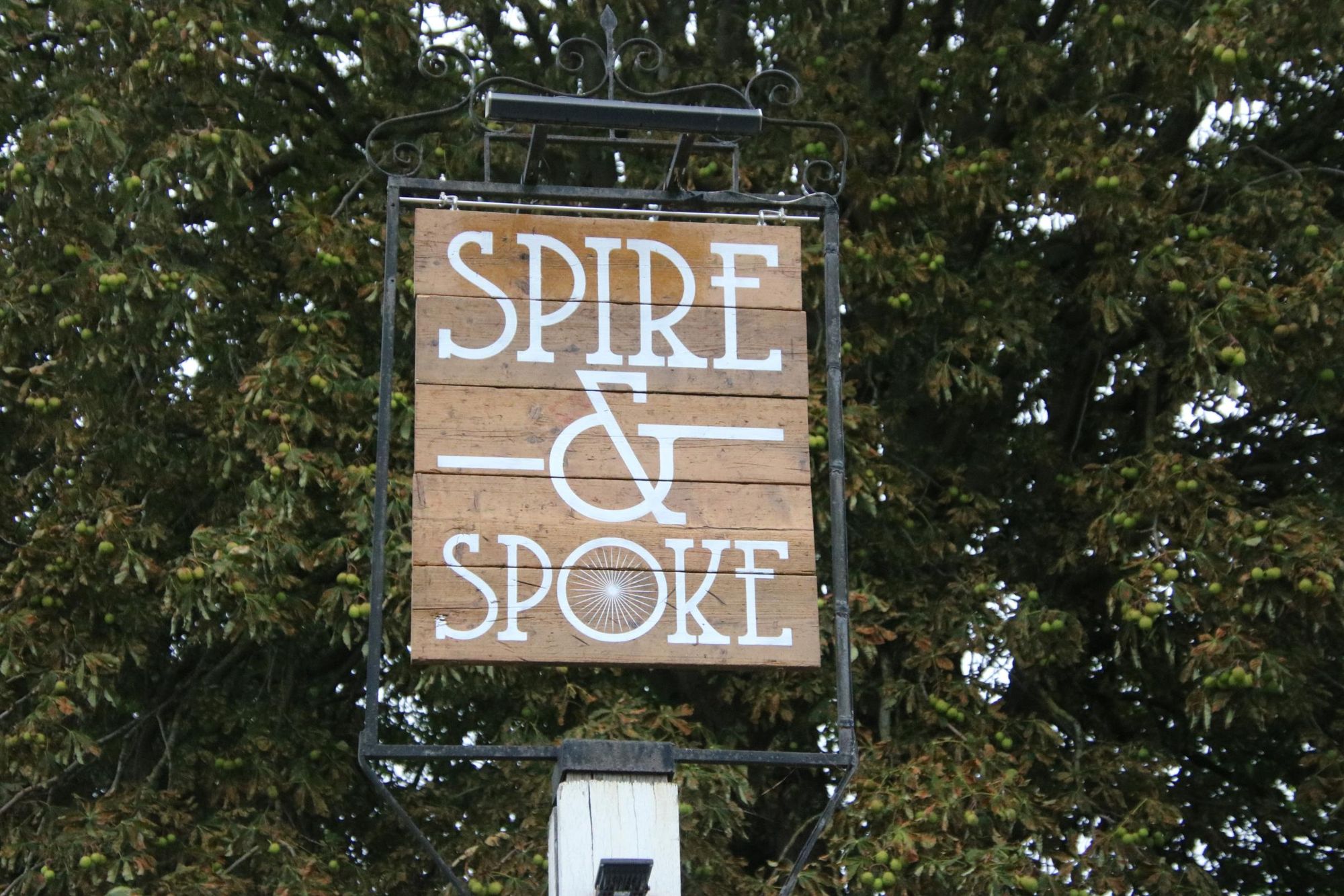 Spire & Spoke, Watlington - sign [IMG_8499.JPG] Sep 2020. (Pub, Sign). Published on 18-11-2020