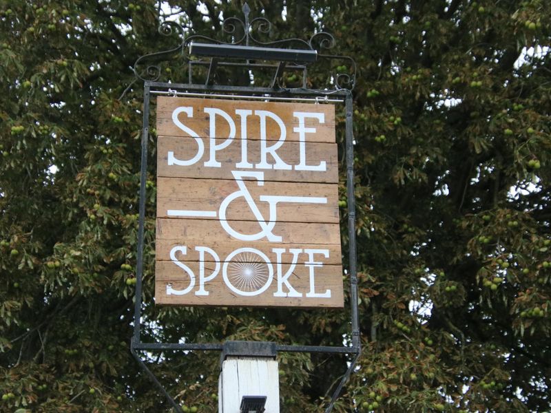 Spire & Spoke, Watlington - sign [IMG_8499.JPG] Sep 2020. (Pub, Sign). Published on 18-11-2020