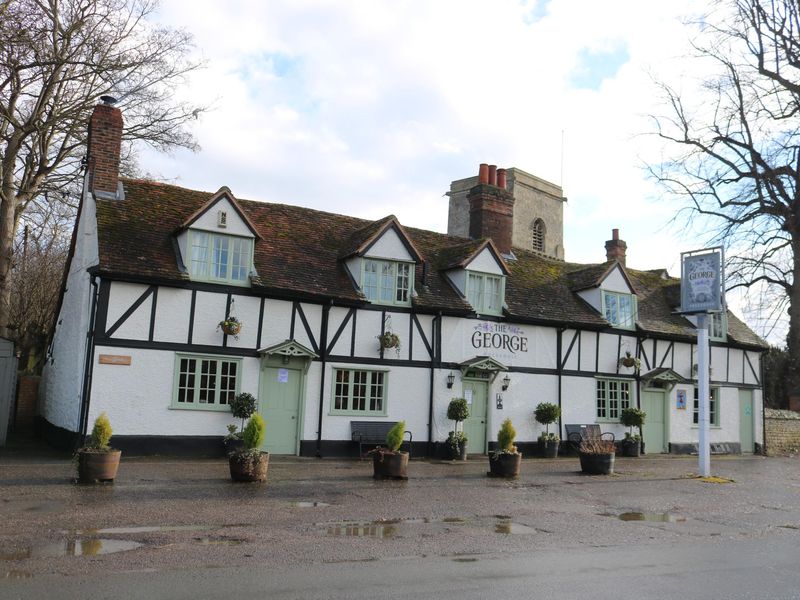 George, Sutton Courtenay - looking south Feb 2023. (Pub, External). Published on 08-03-2023