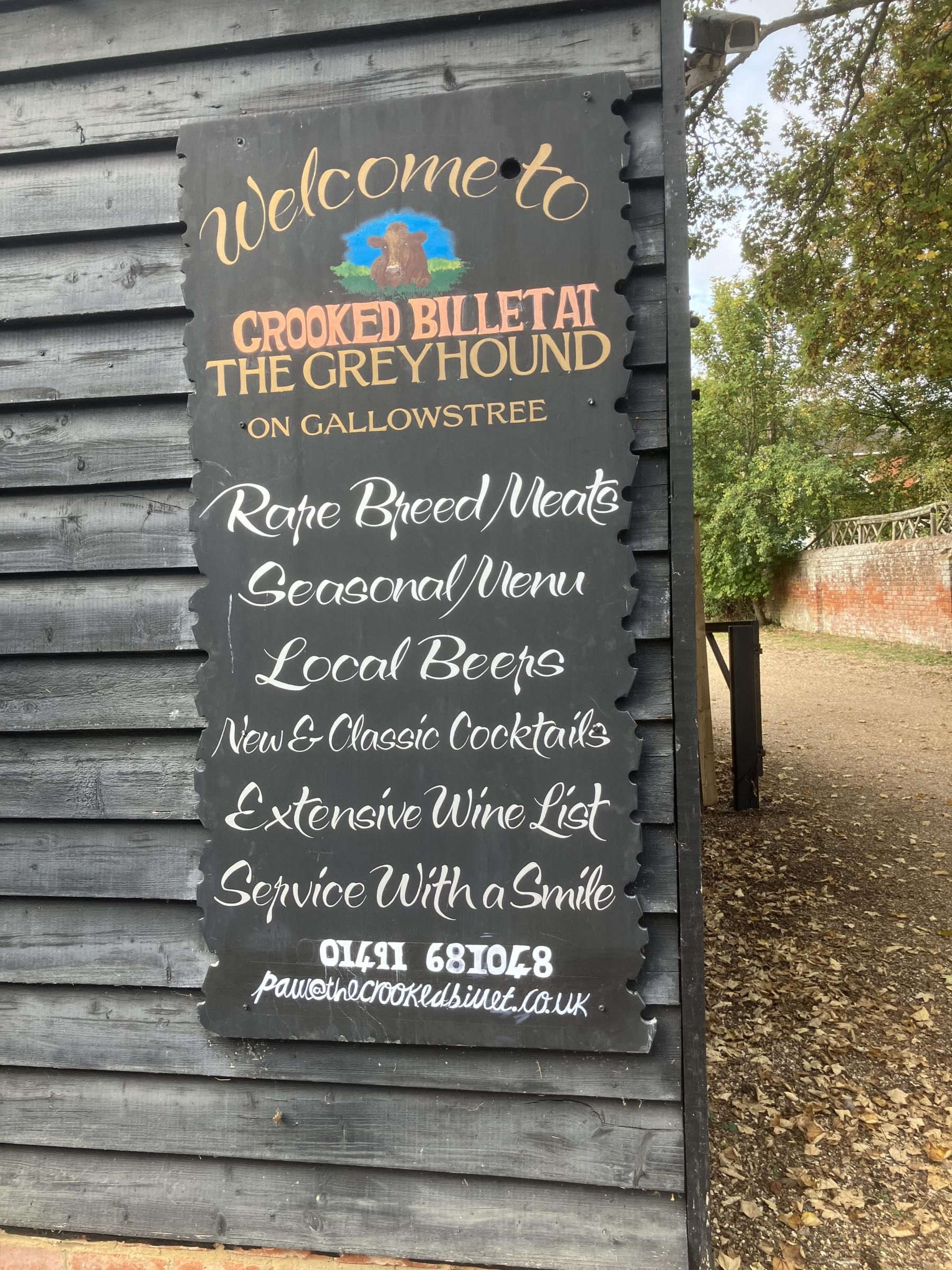 Crooked Billet at the Grehound - October 2026. (Pub). Published on 09-10-2026