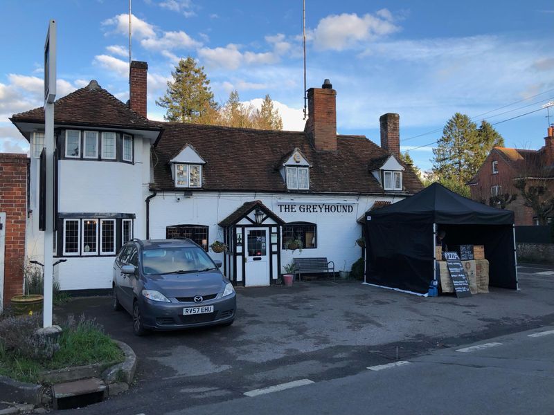 Greyhound, Whitchurch - Feb 2023. (Pub, External, Key). Published on 23-02-2023 