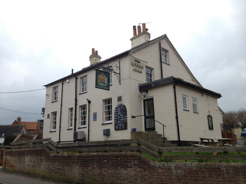 Queens Arms, Didcot - looking west-north-west. (External, Key). Published on 08-12-2021