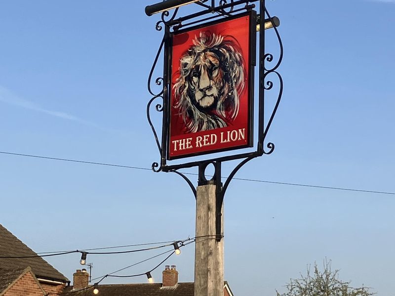 Red Lion, Chalgrove - Pub Sign - April 2026. (Pub, External, Sign). Published on 12-04-2026 