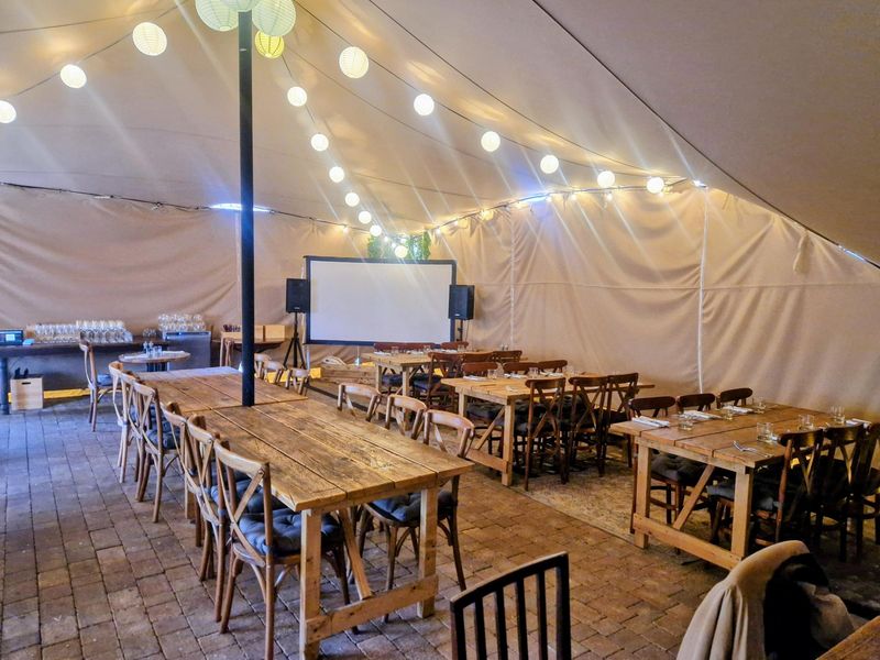 Red Lion, Peppard - stretch tent - Nov 2024. (Garden). Published on 27-11-2025 