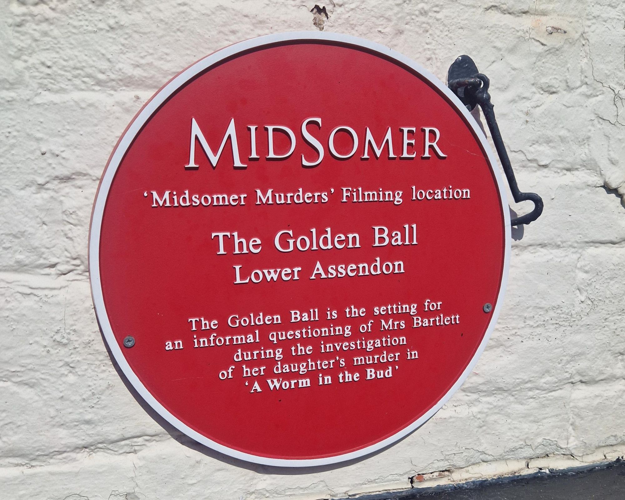 Golden Ball, Lower Assendon - Midsomer Plaque. (External). Published on 27-09-2024