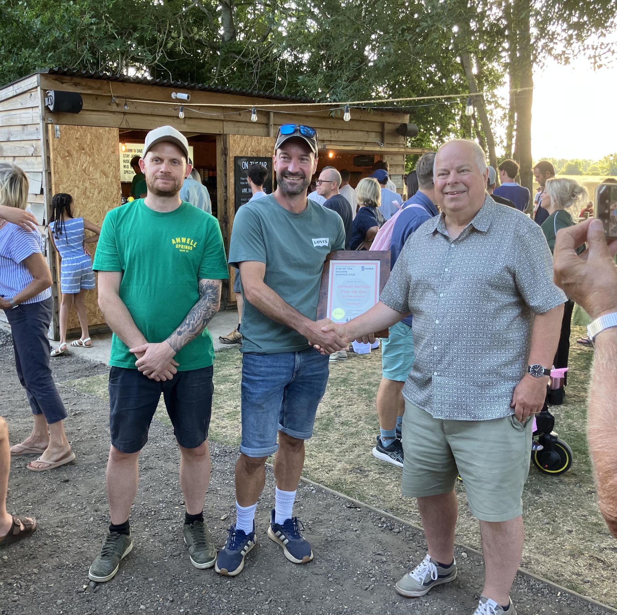 Amwell Springs Pop Up Bar - Summer 2026 PotS Award. (External, Bar, Publican, Award). Published on 01-08-2026