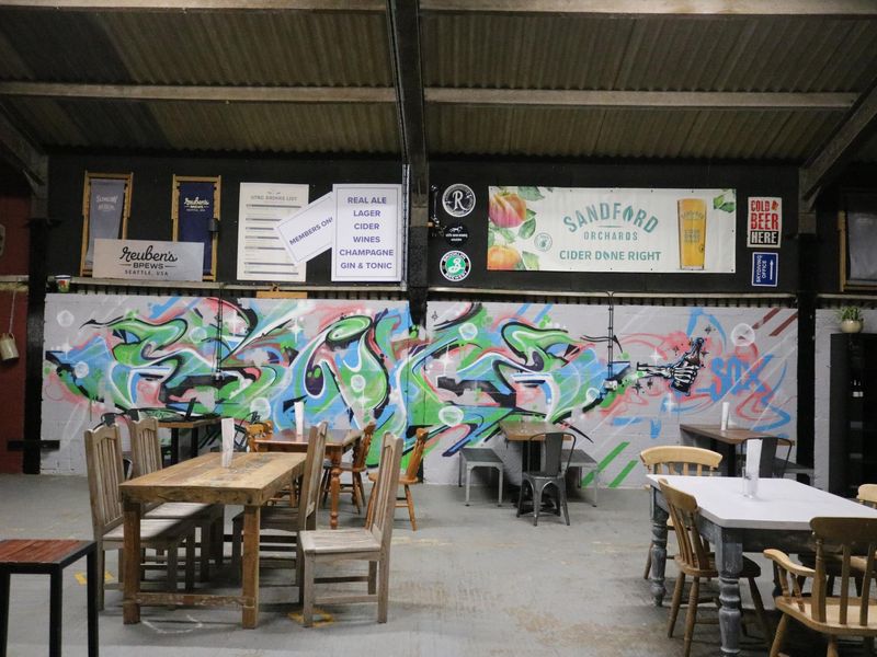 SOX Taproom, Ipsden - back wall looking N Nov 2022. (Pub, Bar). Published on 26-11-2022 