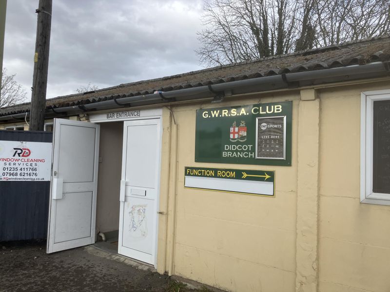 GWRSA Club, Didcot - Main Entrance - March 2026. (External). Published on 07-04-2026 