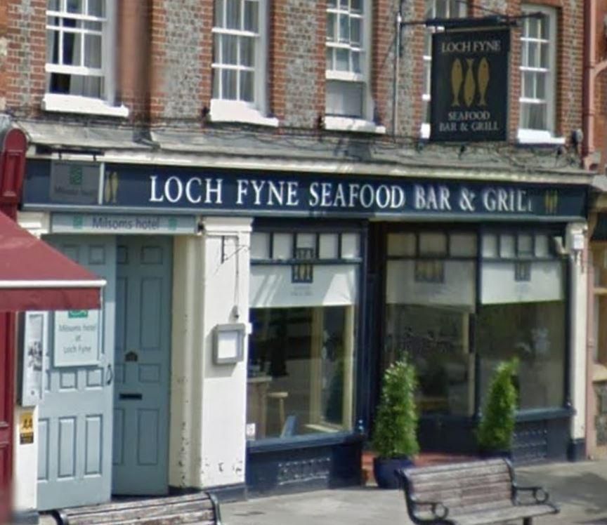 Loch Fyne, Henley-on-Thames - looking north-east 2017. (Pub, External, Key). Published on 23-04-2017