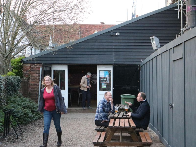 Lovibonds Tasting Room, Henley-on-Thames - looking N Mar 2019. (Pub, External, Key). Published on 08-05-2023 