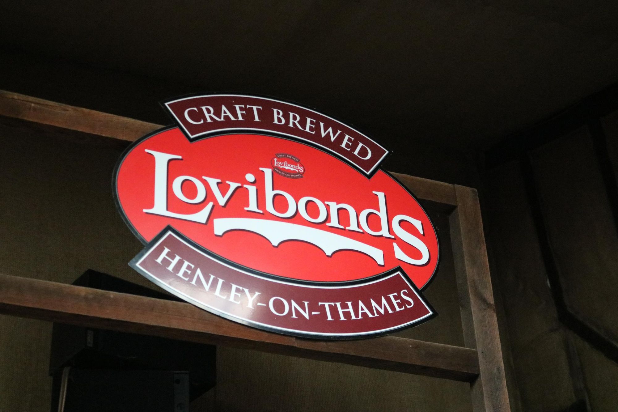 Lovibonds Tasting Room, Henley - internal sign Mar 2019. (Pub, Sign). Published on 08-05-2023