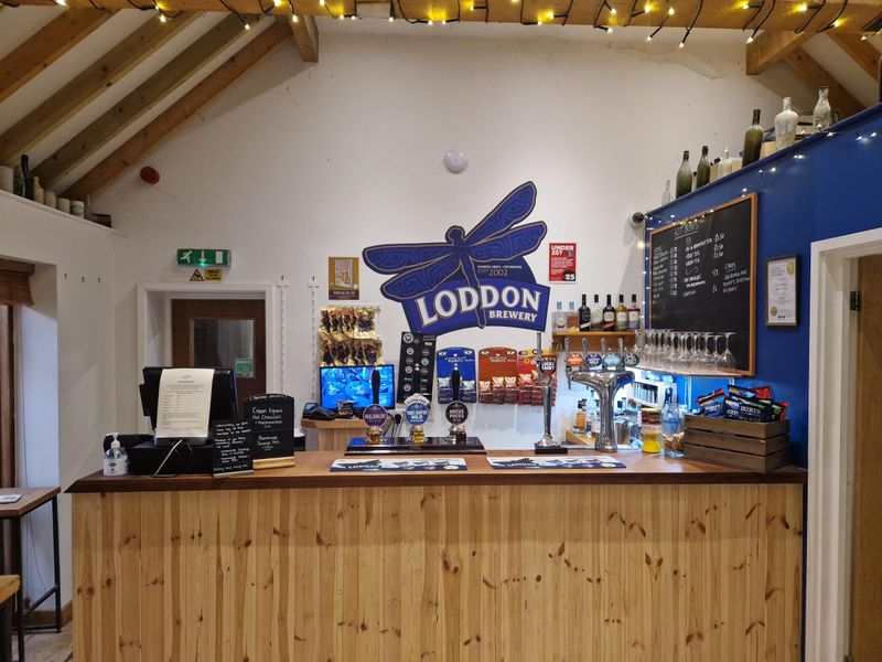 Loddon Tap Yard, Dunsden - bar - Feb 2023. (Pub, Bar, Key). Published on 24-02-2023