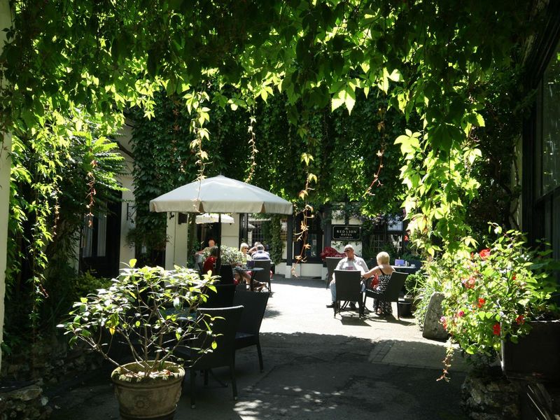 The Red Lion Hotel Courtyard. (Pub, External, Key). Published on 17-08-2013 