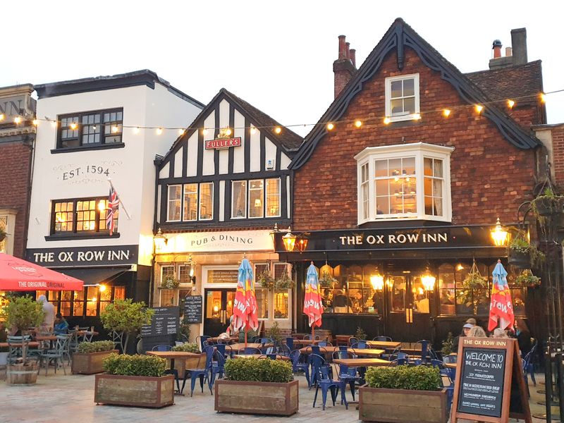 Ox Row Inn (Photo: Hugh Steele - 28/01/2023). (Pub, External, Key). Published on 28-01-2023