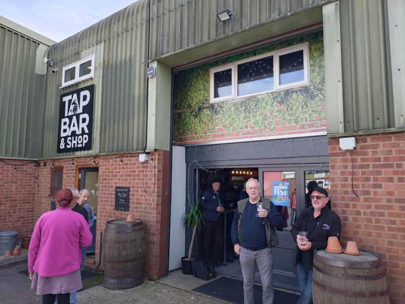 Downton Brewery Tap, Downton (Photo: Andrew Ward – 20/09/2025). (Brewery, External, Key). Published on 20-09-2025