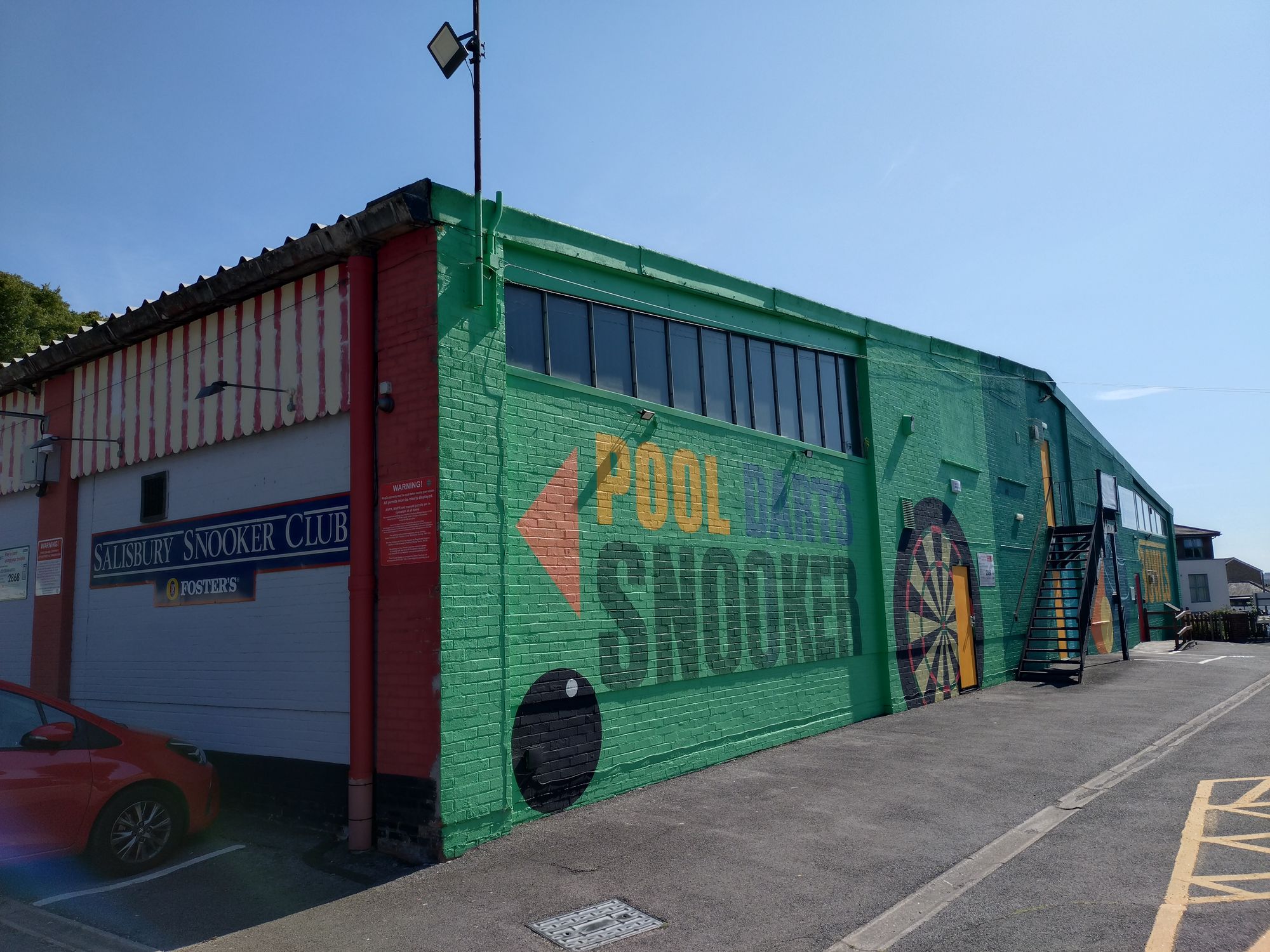Salisbury Snooker Club (Photo: Andrew Ward – 25/08/2025). (Pub, External, Key). Published on 10-09-2025