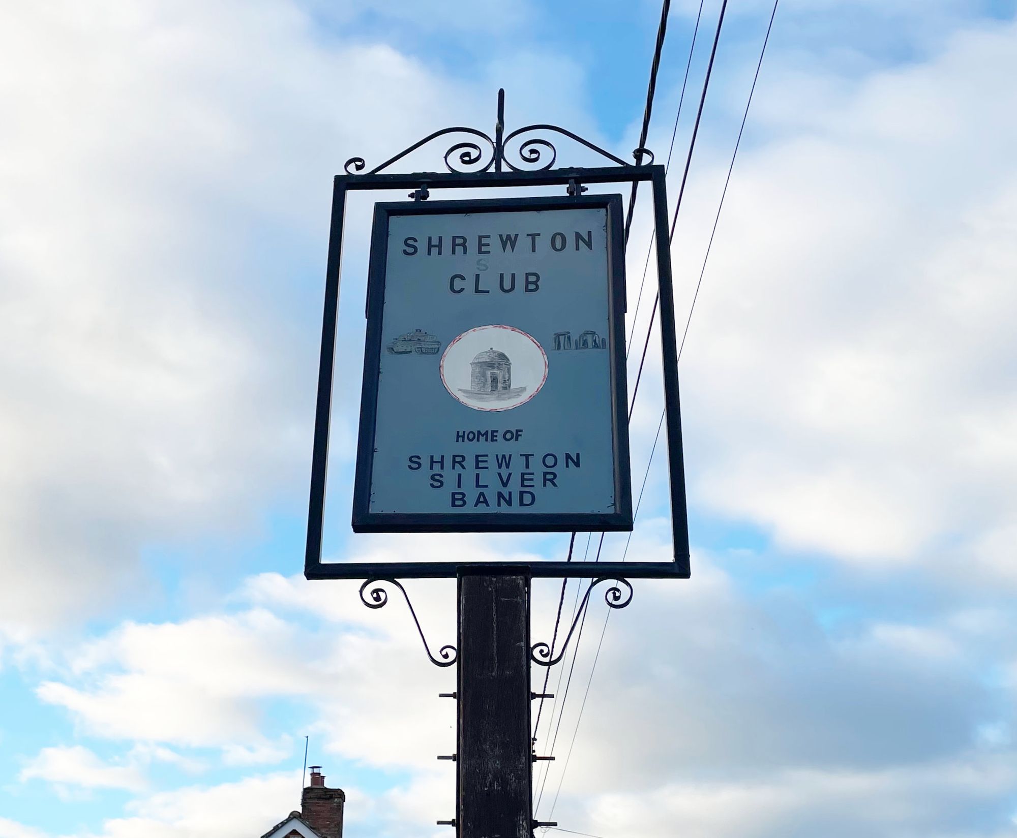 Shewton Club (Photo: Nick Yarwood - 25/11/2025). (Sign). Published on 25-11-2025
