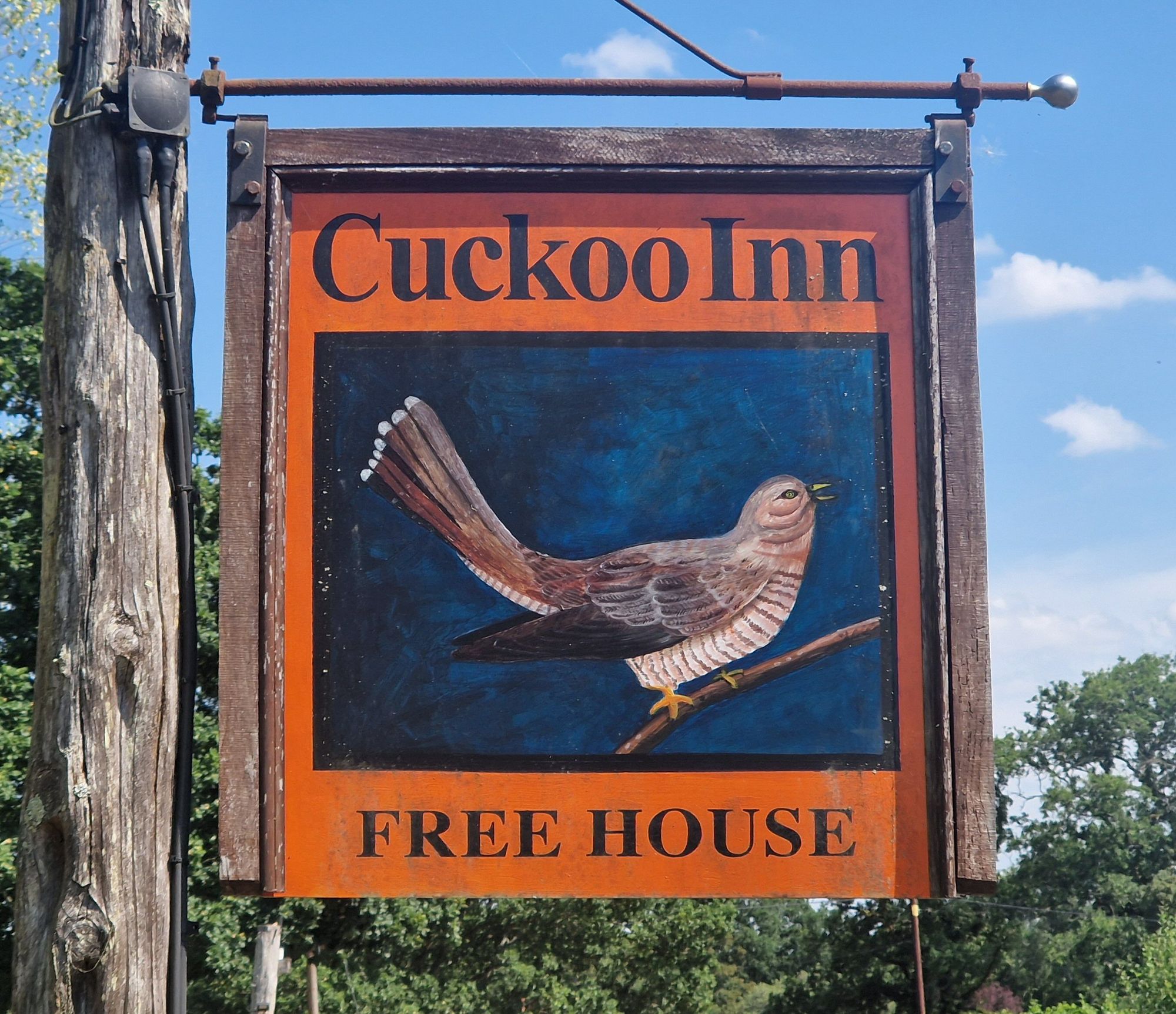 Cuckoo Inn, Hamptworth (Photo: Pete Horn - 15/07/2026). (Sign). Published on 15-07-2026