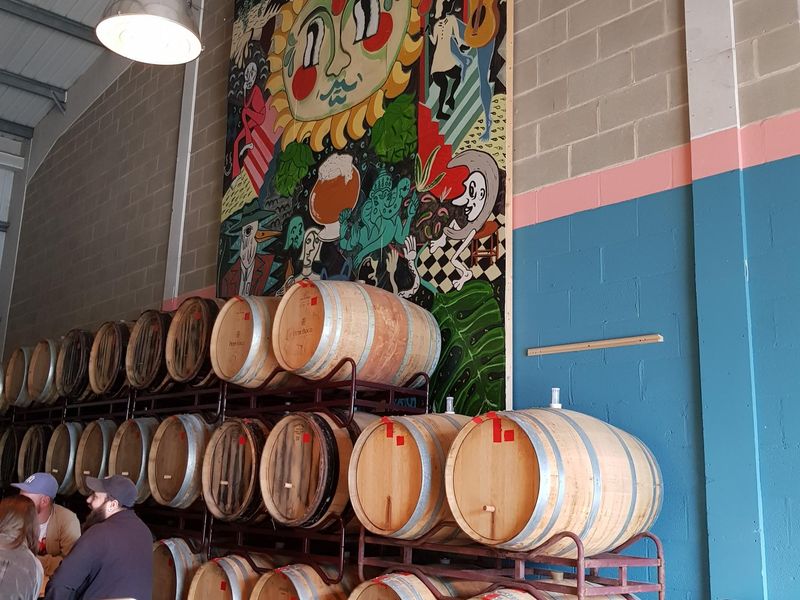 Interior of Mixed Fermentation taproom. (Bar). Published on 04-07-2022